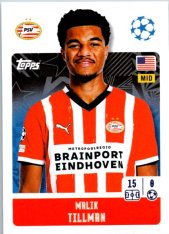2024-25 Topps Champions League 304 Malik Tillman (PSV Eindhoven)