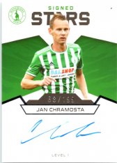 fotbalová kartička 2021-22 SportZoo Fortuna Liga Signed Stars S1-JC Jan Chramosta Bohemians Praha /199