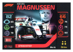 2020 Topps Formule 1 Turbo Attax 61 Speedster Kevin Magnussen Haas F1