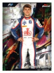 2024 Topps Finest F1 Common 38 Roman Staněk – F2 – Trident
