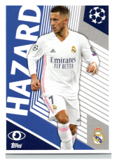 2020-21 Topps Champions League samolepka RMA2 Eden Hazard Real Madrid CF