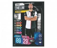 Fotbalová kartička 2019-2020  Topps Champions League Match Attax - Juventus - Giorgo Chiellini 5