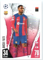 Fotbalová kartička 2023-24 Topps Match Attax UEFA Club Competitions 132 Ansu Fati FC Barcelona