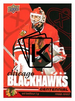 2025-26 Upper Deck Centennial Chicago Blackhawks 44 Ed Belfour