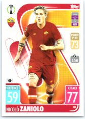 fotbalová kartička 2021-22 Topps Match Attax UEFA Champions 384 Nicolo Zaniolo AS Řím