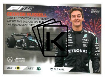 2025 Topps Turbo Attax F1 Mercedes AMG Epic Moments  115 George Russell