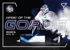 hokejová kartička 2021-22 SportZoo Tipsport Extraliga Magic of the Goalie MG-02 Petr Kváča Bílí Tygři Liberec