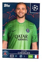2025-26 Topps Champions League   Paris Saint-Germain 356 Lucas Chevalier