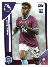 fotbalová kartička 2025-26 Topps  Premier League 321 Jaydon Banel (Burnley)  -  Rookie