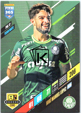 fotbalová karta Panini FIFA 365 2024 Adrenalyn PAL17	José Manuel López	SE Palmeiras