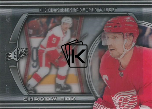 Insert 2011-12 Upper Deck SPx Shadow Box SB-19 Nicklas Lidstrom Detroit Red Wings