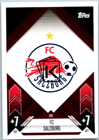fotbalová kartička 2024-25 Topps Match Attax UEFA Club Competitions 388 Team Badge (FC Salzburg)