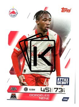 fotbalová kartička 2025-26 Topps Match Attax UCC 296 Dorgeles Nene (FC Salzburg)