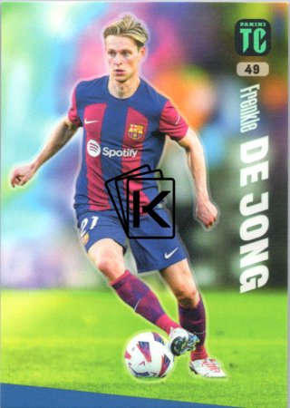 fotbalová karta Panini Top Class 49  Frenkie de Jong (FC Barcelona)