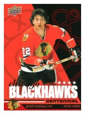 2025-26 Upper Deck Centennial Chicago Blackhawks 62 Grant Mulvey