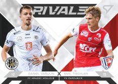 fotbalová kartička 2021-22 SportZoo Fortuna Liga Rivals R-VT Daniel Vašulin Emil Tischler