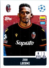 2024-25 Topps Champions League 115 Jhon Lucumi (Bolonia FC 1909)