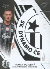 2022-23 SportZoo Fortuna Liga Unique Mark UM-RP Roman Potočný Logo Primary 1/2  SK Dynamo České Budějovice