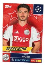 2025-26 Topps Champions League AFC Ajax 54 Raul Moro