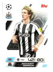 fotbalová kartička 2025-26 Topps Match Attax UCC 81 Anthony Gordon (Newcastle United)