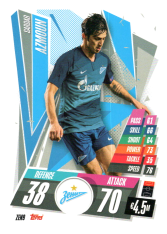 fotbalová kartička Topps Match Attax Champions League 2020-21 ZEN9 Sardar Azmoun FC Zenit