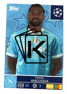 2025-26 Topps Champions League  SSC Napoli 433 Frank Anguissa