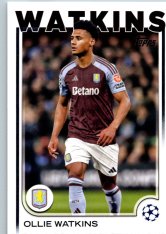 fotbalová kartička 2024-25 Topps UEFA Club Competitions Flagship 33 Ollie Watkins Aston Villa