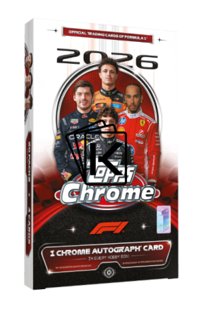 Předprodej 2026 Topps Chrome Formula 1 Hobby Box