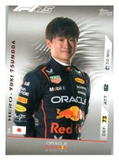 2025 Topps Turbo Attax F1 Oracle Red Bull Racing  34 Yuki Tsunoda