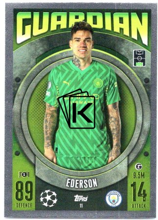 Fotbalová kartička 2023-24 Topps Match Attax UEFA Club Competitions 11 Ederson Manchester City