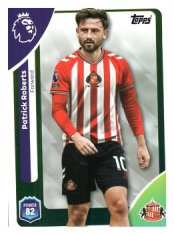 fotbalová kartička 2025-26 Topps  Premier League 355 Patrick Roberts (Sunderland)