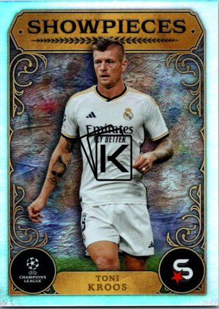 Fotbalová kartička 2023-24 Topps Superstars UEFA Club Competitions Showpieces 25 Toni Kroos (Real Madrid CF)