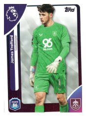 fotbalová kartička 2025-26 Topps  Premier League 308 James Trafford (Burnley)