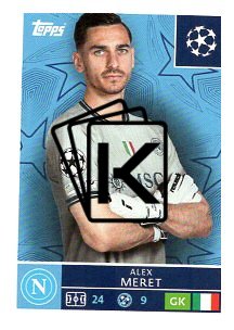 2025-26 Topps Champions League  SSC Napoli 426 Alex Meret