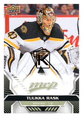 2020-21 UD MVP 63 Tuukka Rask - Boston Bruins