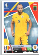 fotbalová karta Topps Match Attax EURO 2024 ROM17 George Puşcaş (Romania)