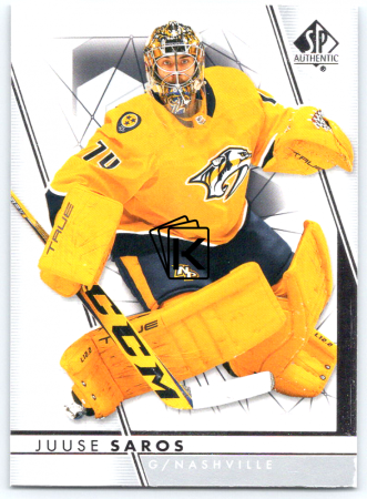 2022-23 Upper Deck SP Authentic 66 Juuse Saros - Nashville Predators