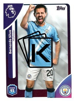 fotbalová kartička 2025-26 Topps  Premier League 191 Bernardo Silva (Manchester City)