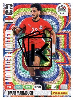 fotbalová kartička World Cup 2026 Adrenalyn XL Limited Edition  Omar Marmoush (Egypt)