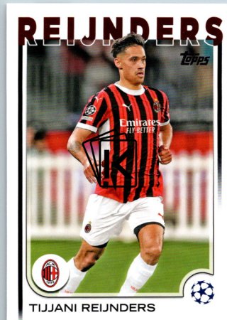 fotbalová kartička 2024-25 Topps UEFA Club Competitions Flagship 139 Tijjani Reijnders AC Milan