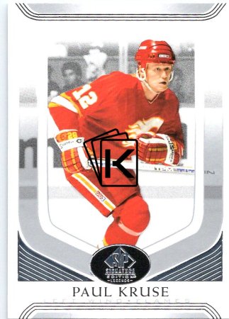 Hokejová karta 2020-21 Upper Deck SP Legends Signature Edition 274 Paul Kruse - Calgary Flames