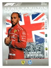 2025 Topps Turbo Attax F1 Scuderia Ferrari HP National Pride  155 Lewis Hamilton