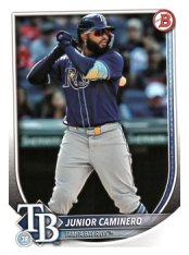 Baseballová karta 2025 Bowman 13 Junior Caminero, Tampa Bay Rays