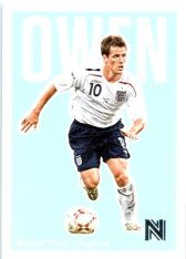 2017 Panini Nobility 54 Michael Owen - England