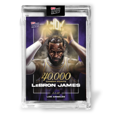 2023-24 Topps Now LJ-40K Lebron James 40.000 Career Points Lakers