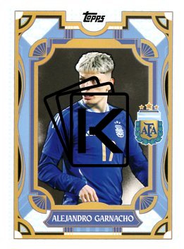 fotbalová kartička 2024-25 Topps Argentina Argentine Tango 38 Alejandro Garnacho