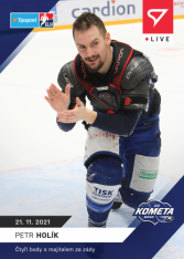 Hokejová kartička SportZoo 2021-22 Live L-046 Petr Holík HC Kometa Brno