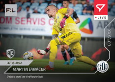 fotbalová kartička SportZoo 2022-23 Live L-023 Martin Janáček SK Dynamo České Budějovice