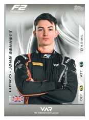 2025 Topps Turbo Attax F1 Van Amersfoort Racing F2 Teams HP 203 John Bennett