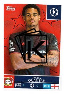 2025-26 Topps Champions League Bayer 04 Leverkusen 131 Jarell Quansah